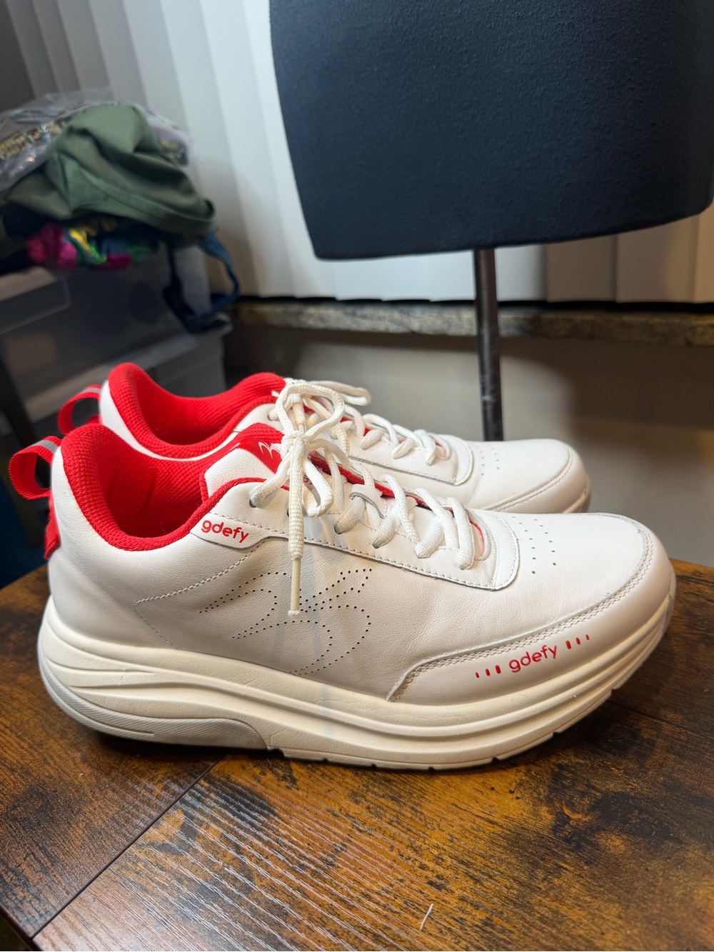 Gravity Defyer Men's G-Defy Yulaxon Leather Athletic Shoes Size 10.5